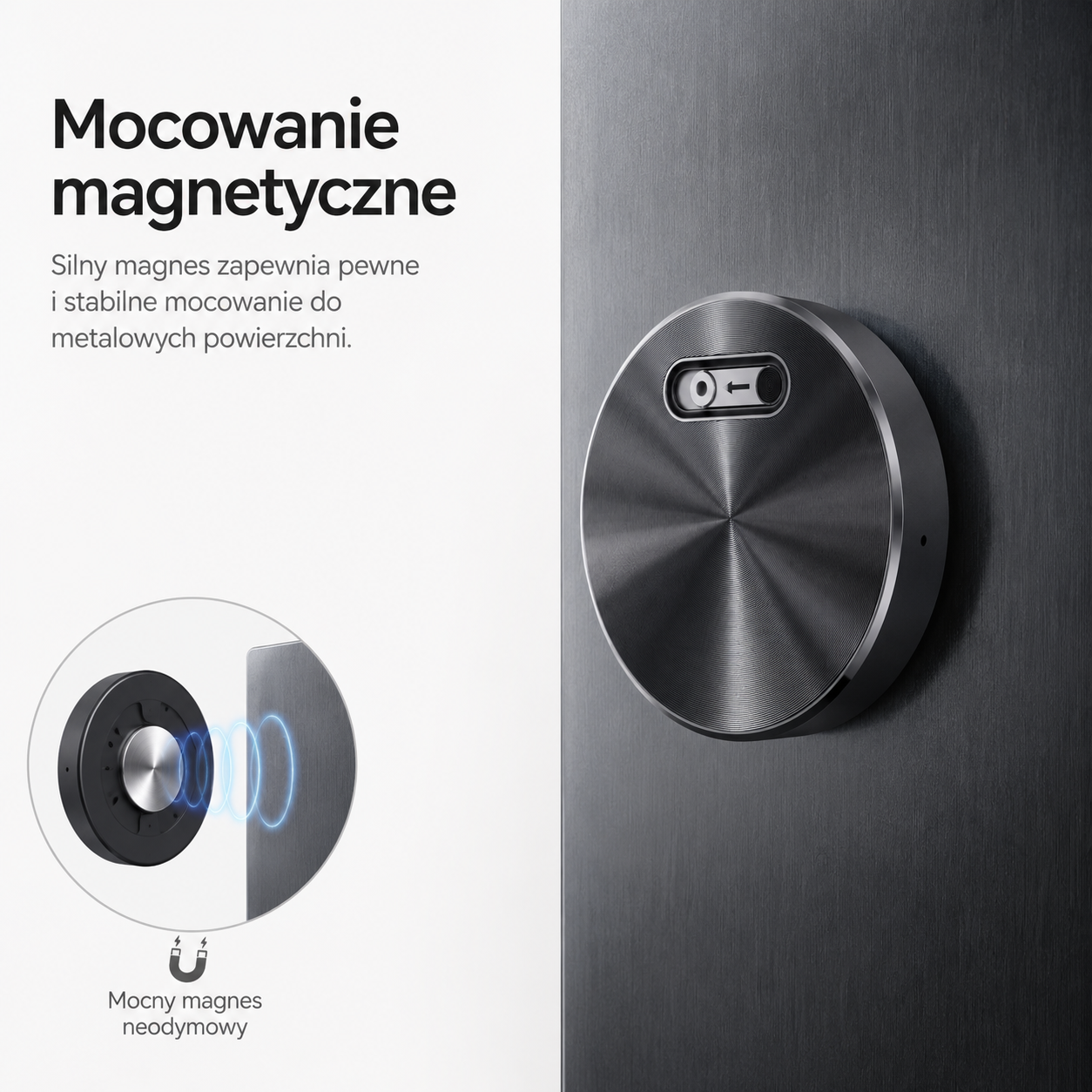 Mini dyktafon z uchwytem magnetycznym